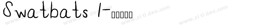 Swatbats 1字体转换